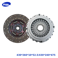Ensemble de couvercle de plaque de pression d'embrayage à ressort diaphragmatique pour camion lourd, pièces de rechange pour réparation de transmission de camion à benne basculante