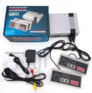 Selling mini classic retro home TV AV output 8-bit built-in 620 video game console accessories wholesale