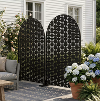 Bac à légumes surélevé en métal avec treillis et roues, 72"x35"x16", jardinière arquée pour plantes grimpantes, légumes et vigne