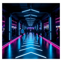 Bande EL haute luminosité pour rampes d'escalier et bordures de marches dans les bars, les KTV et les discothèques. Lumière douce qui guide les yeux, rehausse l'ambiance.