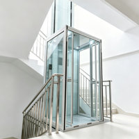 Promotion : Ascenseur résidentiel compact pour villa, sans fosse ni salle technique, silencieux, électrique, pour maison privée
