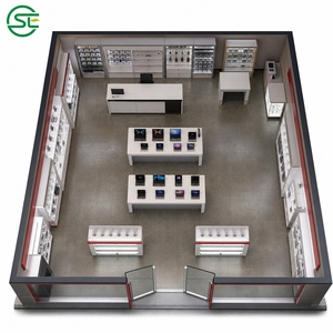 Diseño Interior de Tienda de Electrónica Minorista, Muebles de Exhibición, Ideas de Diseño Moderno para Tiendas de Electrodomésticos, Diseño de Tienda de Electrónica - Product Image 6