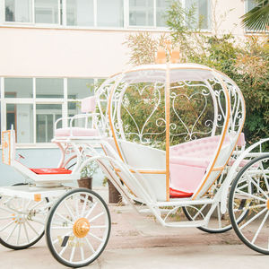 Chariot électrique en forme de citrouille à basse vitesse avec décorations LED pour défilés et séances photo dans les sites touristiques - Product Image 5