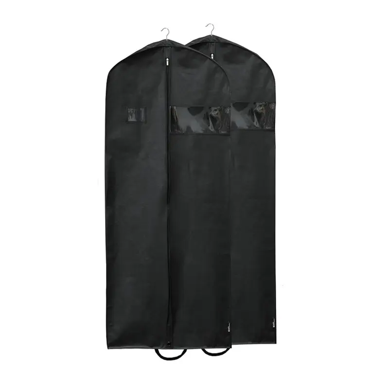 Custom Luxury Cloth Dustproof Non Woven Dress Suit Dress Dustproof Cover Garment Bag For Wedding