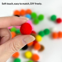 Kit de fabrication de boules en peluche pompon faites à la main, 14 ans d'expérience, unisexe, coloré, matériau hautement élastique, bâtonnets créatifs à torsionner