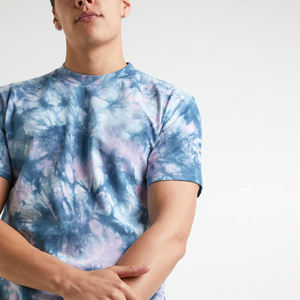 Camisetas Tie Dye de alta calidad para <span class=keywords><strong>hombre</strong></span>, cuello redondo, <span class=keywords><strong>manga</strong></span> <span class=keywords><strong>corta</strong></span>, Fitness, patrón impreso directo de fábrica, tela de punto, tallas M L XL <span class=keywords><strong>XXL</strong></span> - Product Image 4