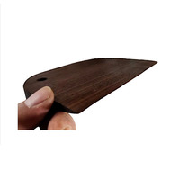 Coupe-pâte en bois de noyer double face, racloir à farine, coupe-gâteau, outils de cuisine polyvalents pour la cuisson du pain et de la pâte à pizza