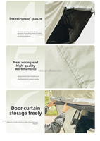 Portable étanche voyage SUV camion MPV arrière tente voiture coffre Extension voiture hayon tente pour randonnée Camping pique-nique auto-conduite