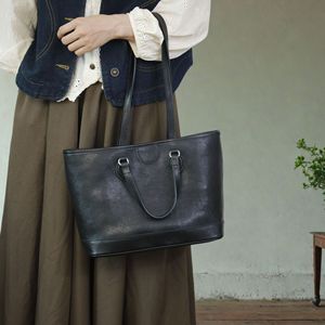Women's Tote <b>Bag</b> Black Large Capacity Soft Handle Magnetic Buckle Spring 2026 Style - Product Image 2