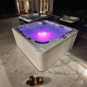 Bañera de Hidromasaje Acrílica con Chorros de Aire, Sistema Balboa, Control Inteligente Whiripool, Bañera Inflable - Product Image 2