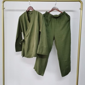 Nuovo Abito Musulmano Mediorientale di Dubai per Uomo, Set di 2 Pezzi con Top e <span class=keywords><strong>Pantaloni</strong></span>, Abaya <span class=keywords><strong>Turca</strong></span> per <span class=keywords><strong>Donna</strong></span> - Product Image 3