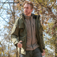 Emersongear уличная походная ветрозащитная Рабочая куртка с мягкой оболочкой, водонепроницаемая Мужская военная зимняя спортивная куртка для кемпинга