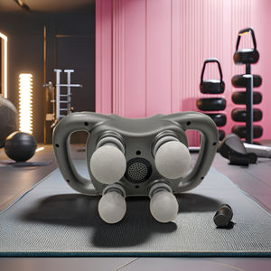 Professionale 4 teste corpo profondo tessuto vibrazione pistola massaggio 20 velocità portatile Fitness massaggiatore con schermo LCD - Product Image 2