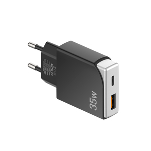 <span class=keywords><strong>Chargeur</strong></span> mural plat 35W, <span class=keywords><strong>chargeur</strong></span> super rapide USB C pour <span class=keywords><strong>Galaxy</strong></span> S25 Ultra, S24, téléphone 17 Pro, <span class=keywords><strong>chargeur</strong></span> mural mince USB GaN pour tablettes - Product Image 4