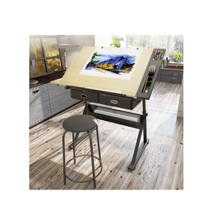 University College Pliant Bois Métal Dessin Bureau Art Peinture Table