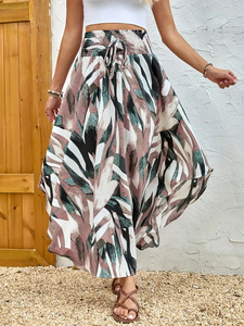 Vintage Exotic Bohemian Polyester <strong>Clothes</strong> Personalized Ethnic Print Ladies Spring Summer Cross-border Stock Outfit - Product Image 6