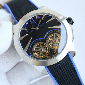 Reloj Deportivo de Acero Inoxidable para Motociclistas, Correa de Goma Cómoda, Movimiento Tourbillon Resistente a Impactos - Product Image 2