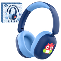 Casque d'écoute pour enfants sans fil 5.4 Over Ear Casque d'écoute pour enfants sans fil avec micro 35H Playtime AUX Cord 85dB Safe Volume Limited