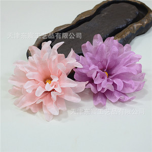 Fleurs d'orchidées artificielles violettes Dongchen Crafts, 7g, polyester, décorations de mariage, accessoires pour mur floral - Product Image 3