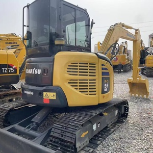 Excavadora Hidráulica Usada Komatsu PC55 Mini Crawler con Pocas Horas de Uso - Product Image 1