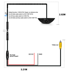 Caméra de voiture étanche IP68 720p AHD vue de face utilisée pour le modèle de logo creux universel <span class=keywords><strong>Volvo</strong></span> - Product Image 5