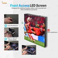Panel LED 3D P4 P5 para Exteriores, de Gran Tamaño, con Servicio Frontal, Ligero, Fácil de Instalar, Pantalla de Video, Resistente al Agua, Cartel Publicitario