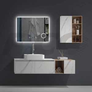 Desain Baru Kamar Mandi Disesuaikan Backlit Cermin Defogger Lampu Dimmer Mandi Led Cermin Kamar Mandi Modern - Product Image 3