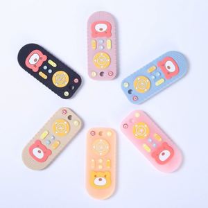 Mordedor de silicona para bebés con control remoto, para bebés pequeños de 4 meses, se puede morder - Product Image 3