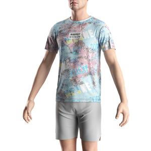 T-shirt de fitness noir pour la musculation – Offre spéciale, prix de gros – T-shirts et shorts de sport d'été pour hommes – T-shirt de gym oversize - Product Image 5