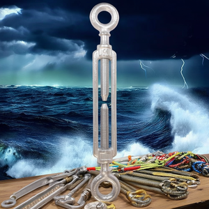 Ttake Forged Double Eye Turnbuckle Din 1480 Galvanized Lifting And Anchoring Accessories - Product Image 3