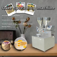 Machine à glaçage automatique à 2 buses pour gâteau d'anniversaire Tiramisu, nouvelle machine à décorer les gâteaux 220V