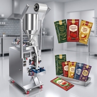 Machine automatique de remplissage, de scellage et d'emballage de sauces et pâtes pour le ketchup, le miel, la mayonnaise, la crème et les produits alimentaires