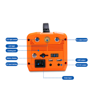 แบตเตอรี่ลิเธียมโพลิเมอร์ขายดี 100-240V AC 19V พลังงานแสงอาทิตย์และลม DC Input 300Wh 60Ah กันน้ำ พกพาสะดวก กำลังไฟ 300W Output - Product Image 1