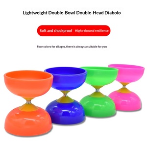 <span class=keywords><strong>Diabolo</strong></span> pour débutants, enfants, élèves du primaire, avec deux cordes et clochettes, idéal pour la remise en forme des personnes âgées, professionnel et complet. - Product Image 2
