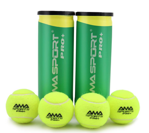 2025 AMA SPORT Individuell Gestaltbare Langlebige Padel-Tennisbälle aus Gewebtem Filz im 2er/3er/4er-Pack, Druckgefüllte Turnierbälle in Pink/Rot nach FIP-Standard - Product Image 3