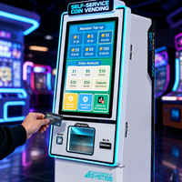 Terminal Penukaran Token Otomatis untuk Pusat Hiburan Keluarga Mesin Dispenser Token Logam Layanan Mandiri Arcade