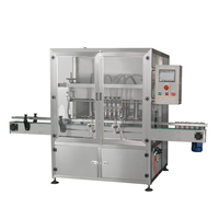 Machine de remplissage pneumatique servo-automatique de haute précision pour bouteilles en plastique/verre de qualité alimentaire, jus, lait, garantie 1 an