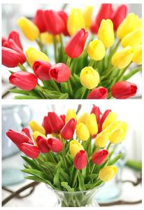 Barato <span class=keywords><strong>de</strong></span> fábrica al por mayor mini PU <span class=keywords><strong>flores</strong></span> <span class=keywords><strong>de</strong></span> seda <span class=keywords><strong>de</strong></span> boda Casa <span class=keywords><strong>Flores</strong></span> <span class=keywords><strong>flores</strong></span> artificiales tulip - Product Image 5