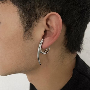 Clip per Orecchie Regolabile VAF Amazing in Acciaio Inossidabile Lucidato, Stile Futuristico Unisex, Nuovo Design - Product Image 6