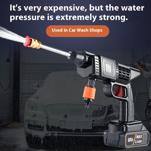Pistolet pulvérisateur haute pression sans fil Cisivis, moteur sans balais réglable, 4000 PSI, mini, pour lavage de voiture DIY, batterie, buse 1,8 mm, usage domestique - Product Image 3
