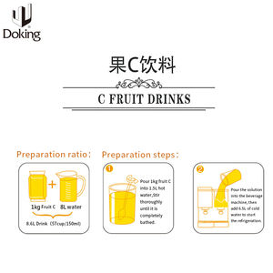 Çok tatlar meyve suyu tozu meyve lezzet tozu meyveli katı içecek meyve C - Product Image 4