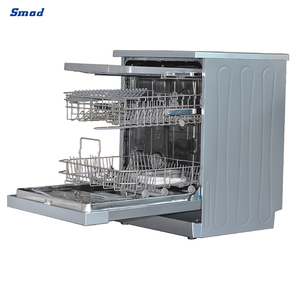 Lave-vaisselle autonome à double lavage pour usage domestique, 220 V, 15 couverts, Ddf15-60bsm-7635u, bon prix, faible niveau sonore, capacités de nettoyage efficaces - Product Image 2