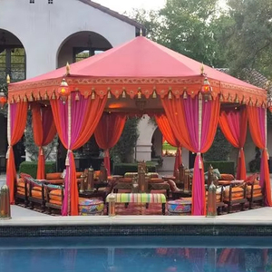 Carpa moderna de estilo étnico y romántico, refugio de gran tamaño para eventos al aire libre para bodas, decoraciones de boda - Product Image 1