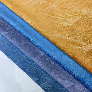 Bán Buôn Mới 100% Polyester Vải Da Lộn Đồng Vải Nhung Nổi Rèm Vải Cuộn - Product Image 6