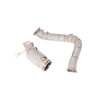 Flens Sambungan Pipa Knalpot Baja Tahan Karat untuk Audi A6 A7 2.0T-Ketebalan 1.5mm Garansi 1 Tahun. Instalasi Sempurna