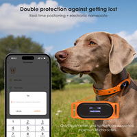 Traceur GPS pour animaux de compagnie alimenté par énergie solaire 4G 5G, traceur GPS pour chien en temps réel avec géofencing pour empêcher les animaux de se perdre