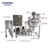 50L 100L Petite Mayonnaise Faisant La Machine Vide En Acier Inoxydable Émulsifiant Réservoir De Mélange