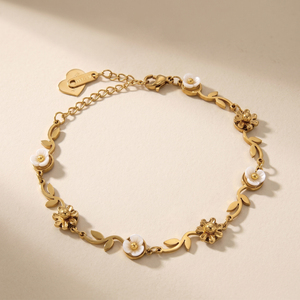 Braccialetto a Cuore <span class=keywords><strong>con</strong></span> <span class=keywords><strong>Fiore</strong></span> <span class=keywords><strong>Rosa</strong></span>, Versatile e alla Moda, <span class=keywords><strong>con</strong></span> Zirconi, Braccialetto Portafortuna Trendy per Regalo di Anniversario - Product Image 5