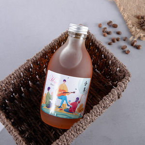 Bouteilles en verre vides de 250 ml, 300 ml et 500 ml, <span class=keywords><strong>moins</strong></span> chères en gros, avec bouchon à vis, pour jus, boissons, vin, lait, eau - Product Image 5