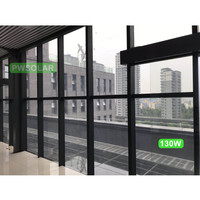 Panneau solaire à Film mince SEMI-Transparent, 130W, norme cdp
